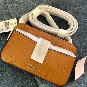 BNWT Kate Spade crossbody - pebbled leather